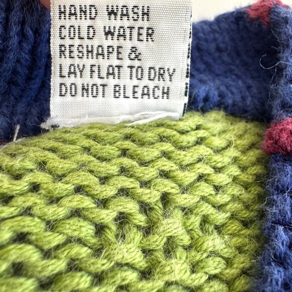 Storybook Knits Womens Cardigan Sweater Size M Hand Knit Vintage Ramie Cotton - Picture 6 of 7